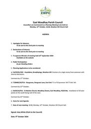 Planning Committee Meeting 14/10/24